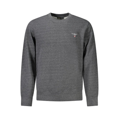 Gray Cotton Men Sweater