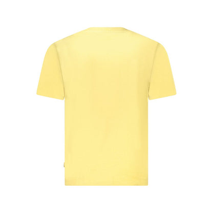Yellow Cotton Men T-Shirt