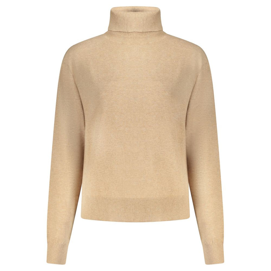 Beige Cotton Women Sweater