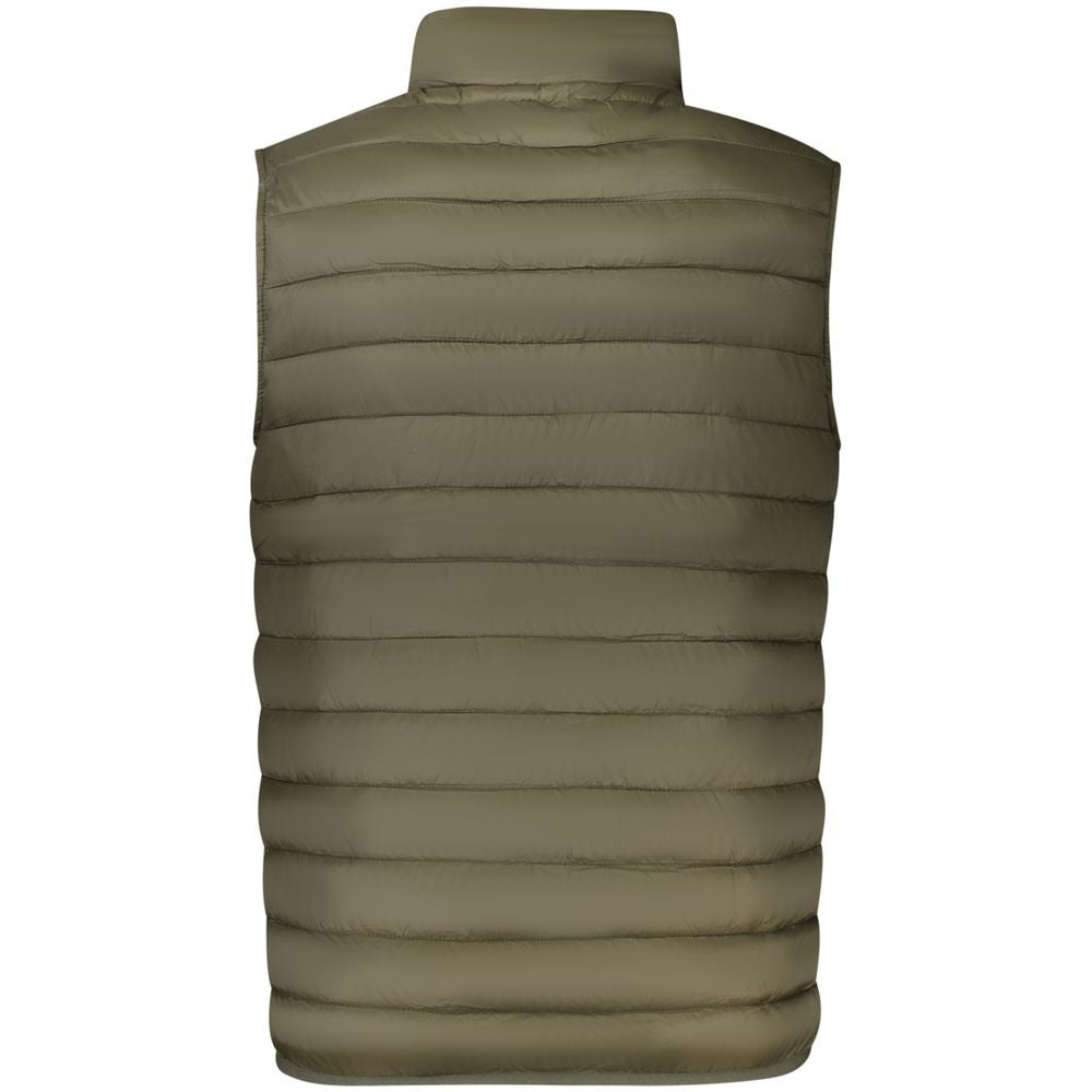 Green Polyester Men Jacket