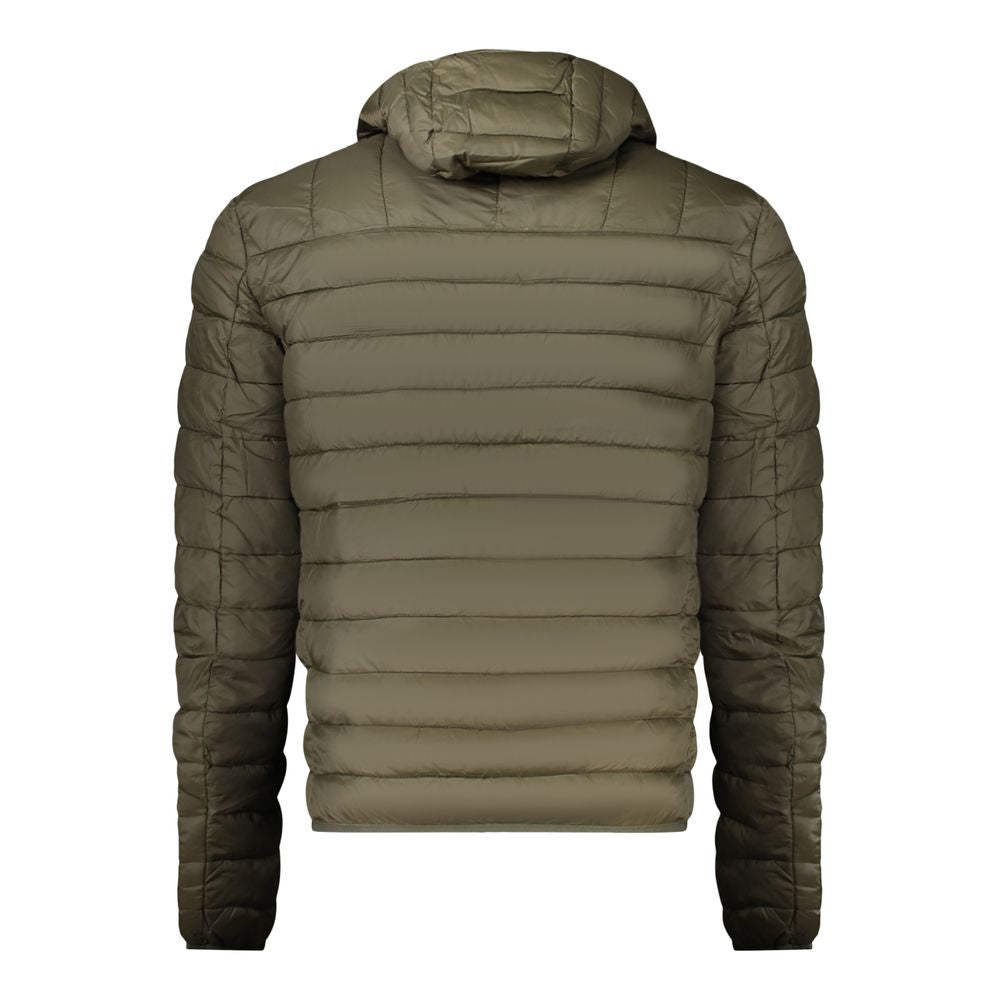 Green  Polyester Light Jacket