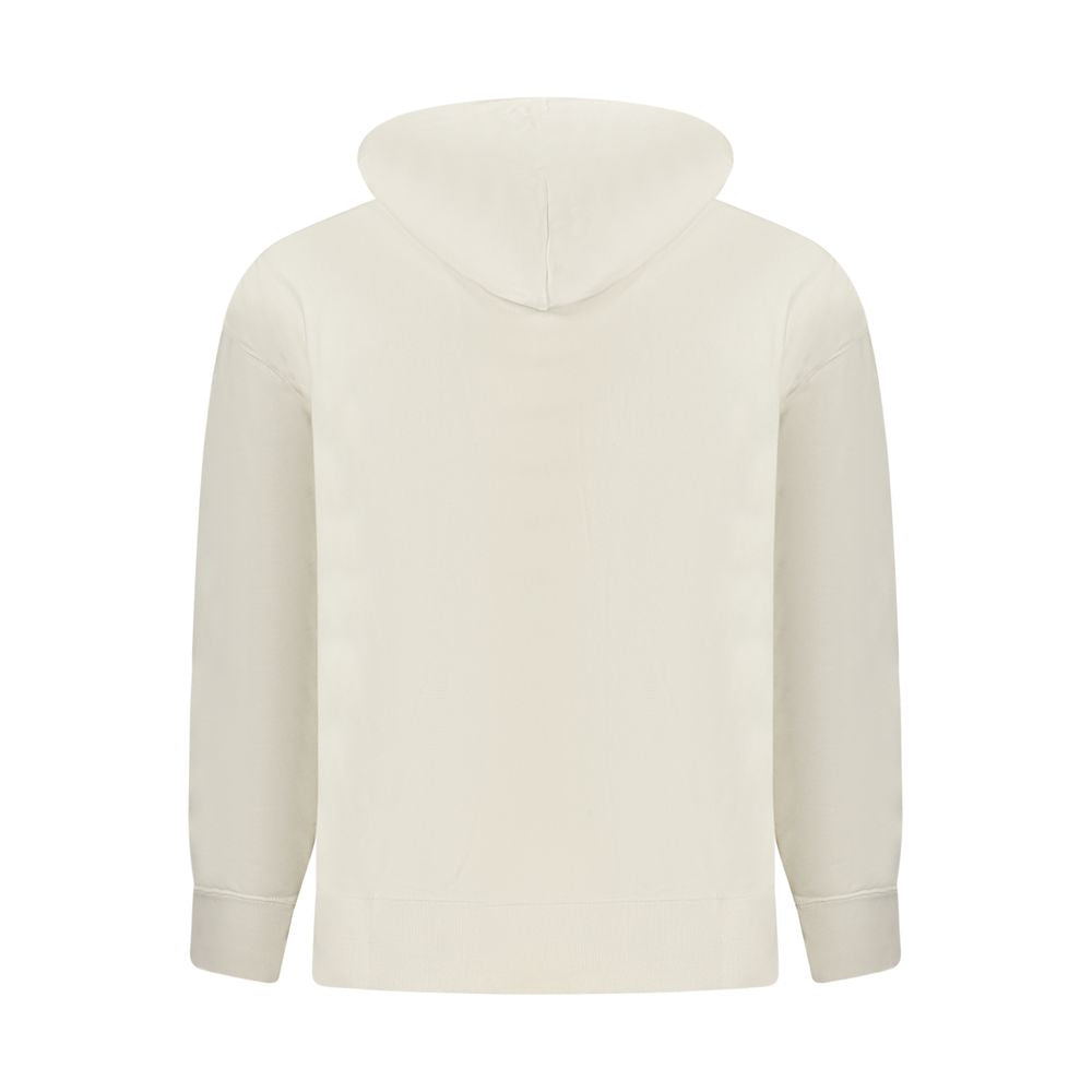 Beige Cotton Men Sweater