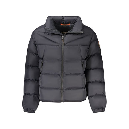 Black Polyamide Men Jacket