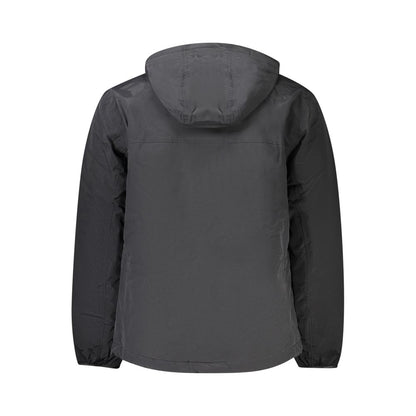 Black Polyamide Men Jacket