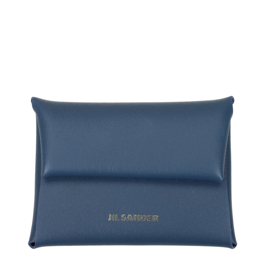 Blue Leather Wallet