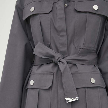 Gray Cotton Jackets & Coat