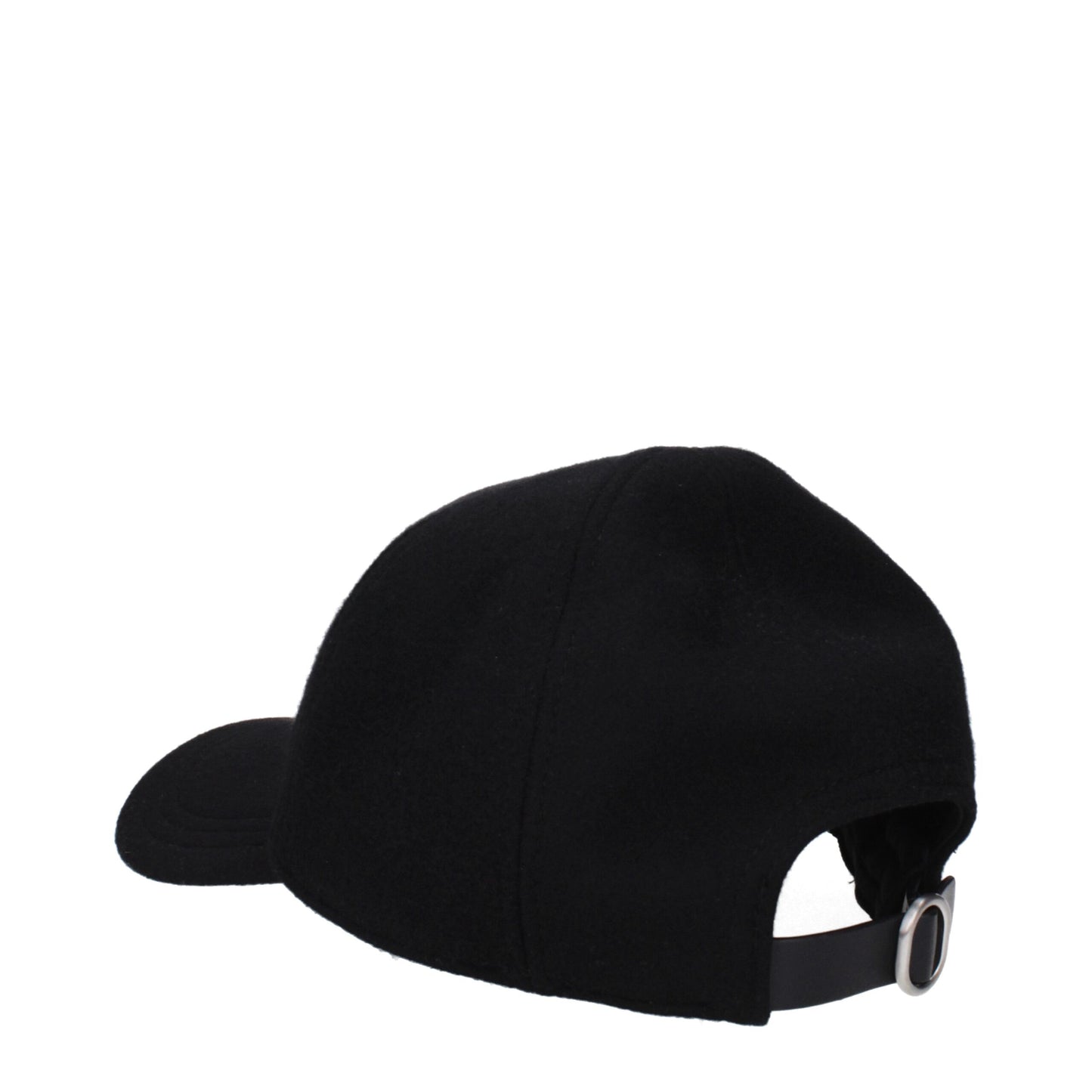 Black Cashmere Cap (Baseball Hat)