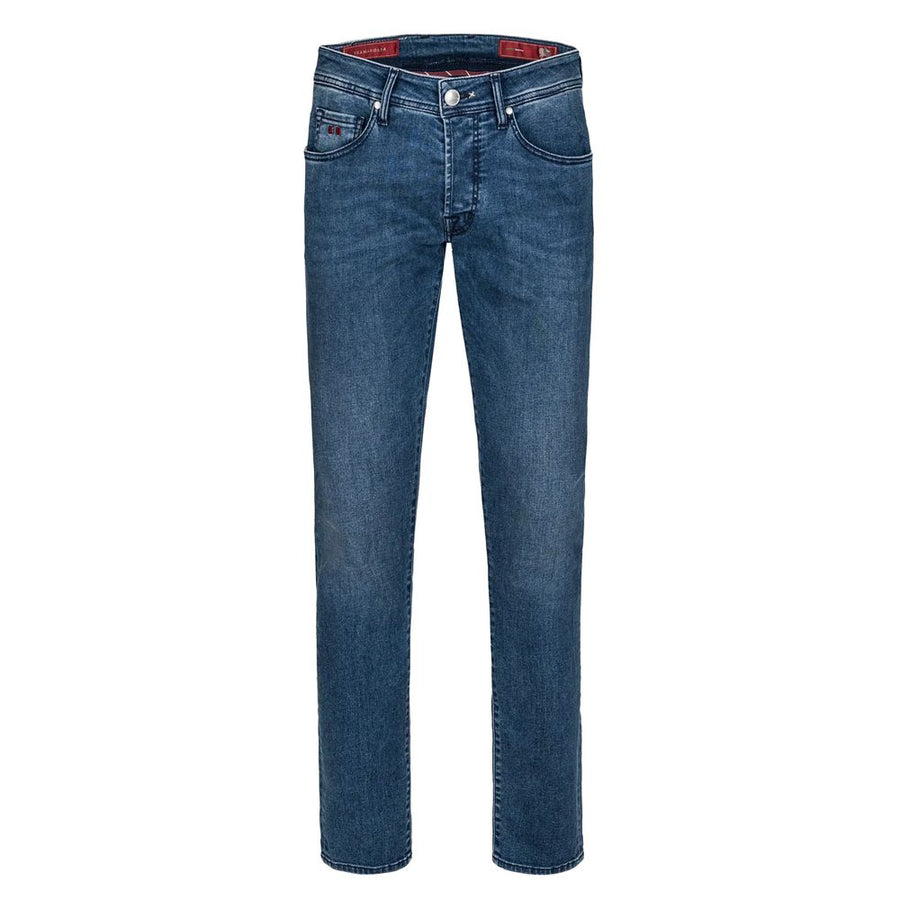 Blue Cotton Pant