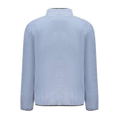 Blue Polyester Men Sweater