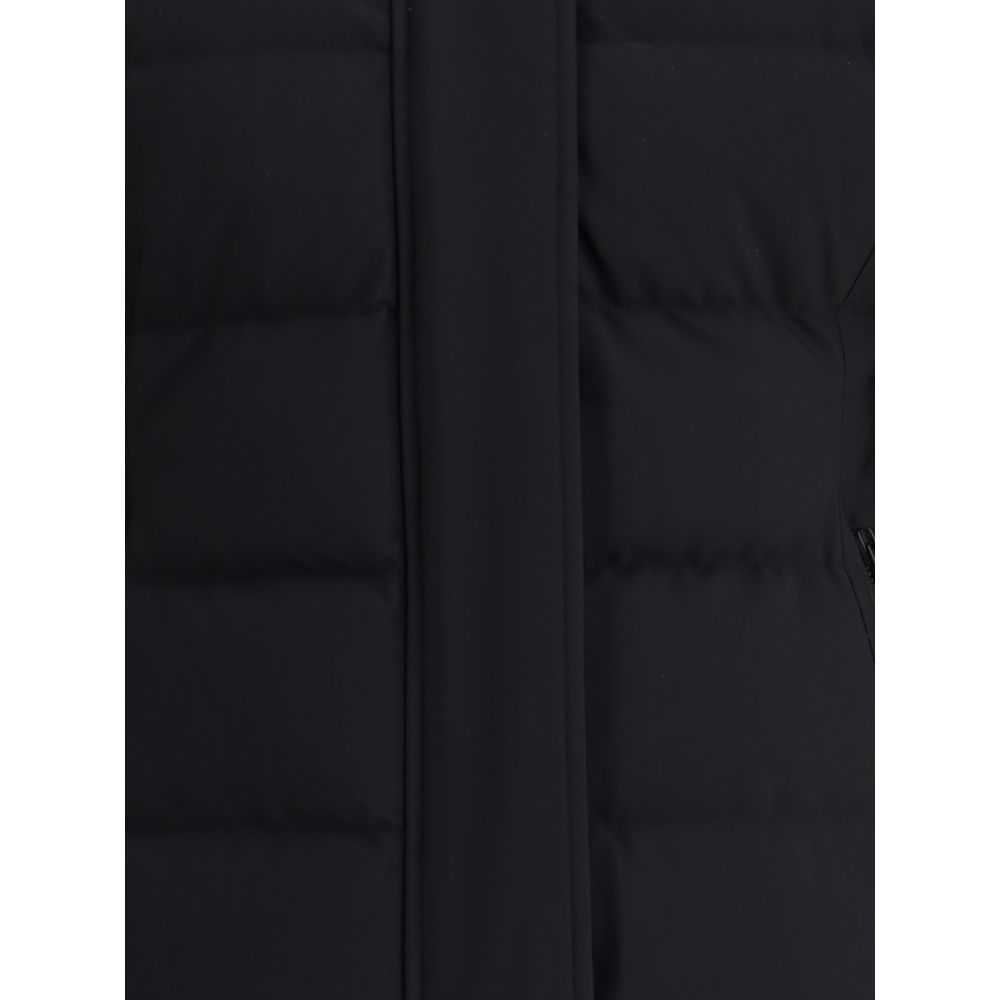Black Nylon Parka