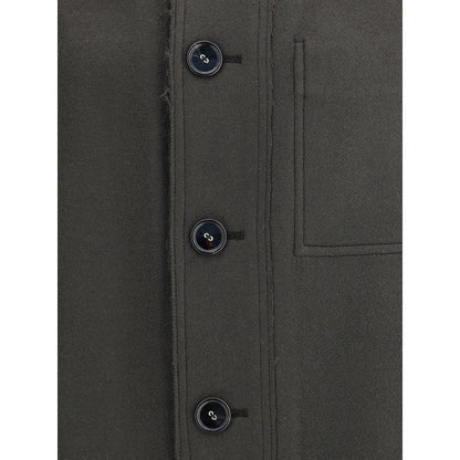 Gray Wool Clothing