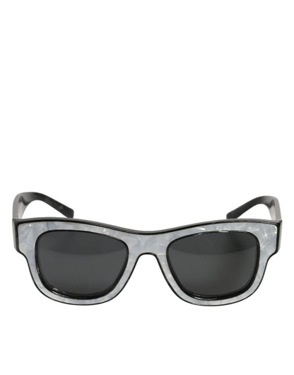 DG4379F Pearl White Acetate Frame Shades Sunglasses