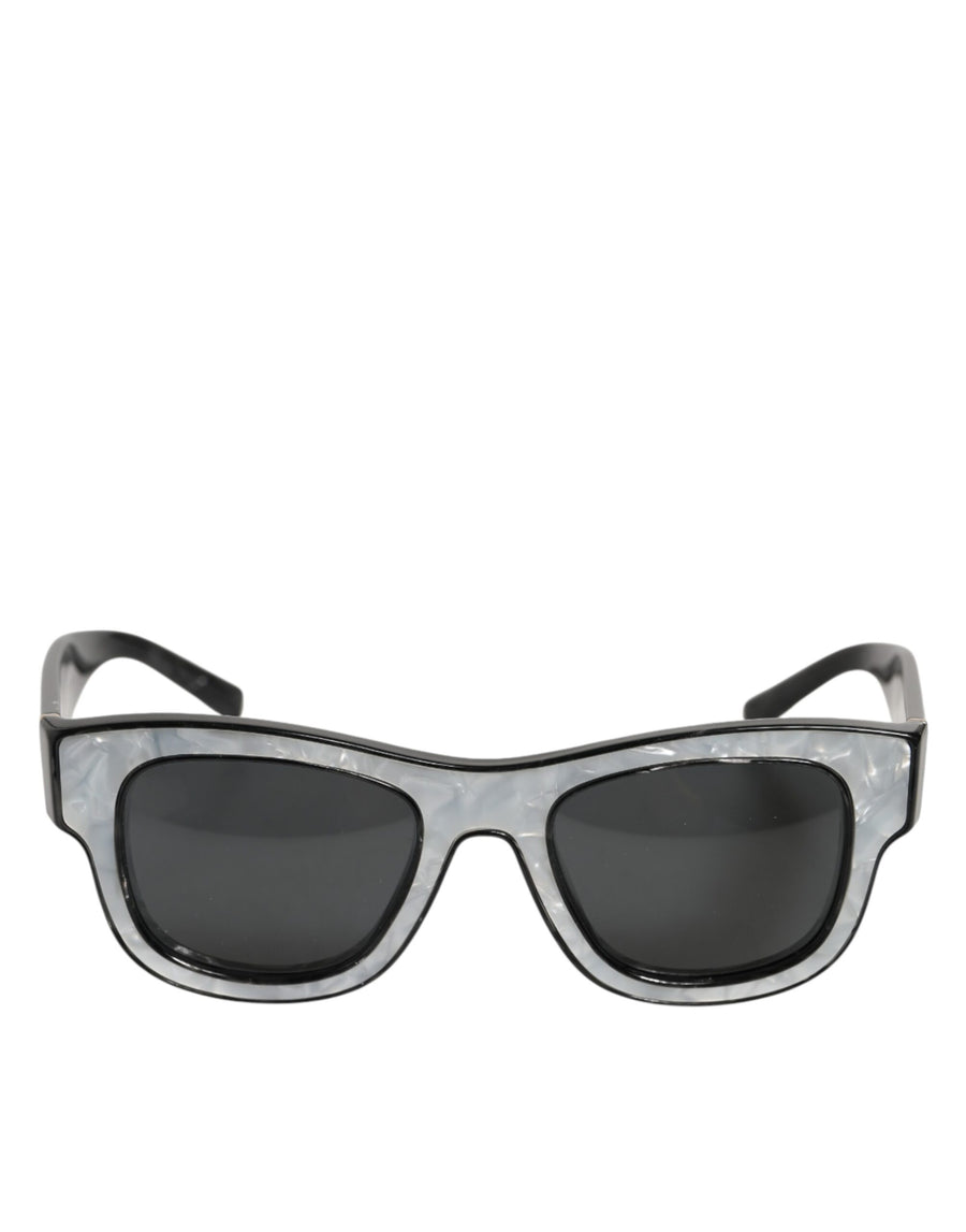 DG4379F Pearl White Acetate Frame Shades Sunglasses