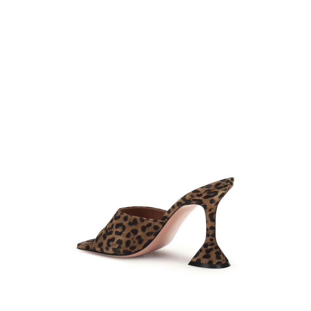 Brown Calf Leather Bos Taurus Stiletto Heel Sandals