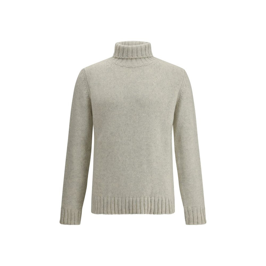 Gray Alpaca Vicugna Pacos Turtleneck