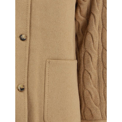 Beige Wool Coat