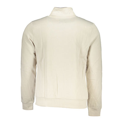 White Polyester Men's Sweatshirt