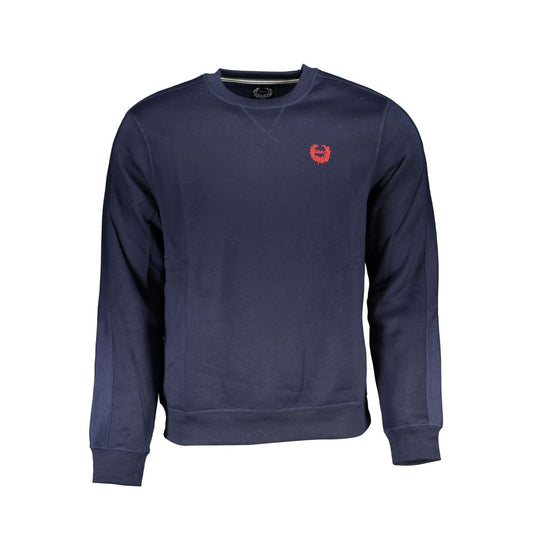 Blue Polyester Men's Sweatshirt