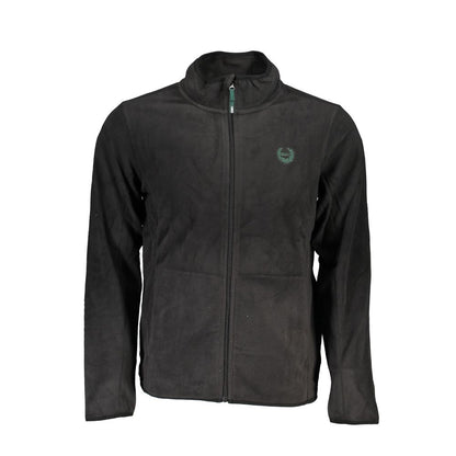 Nero Polyester Men Sweatshirt