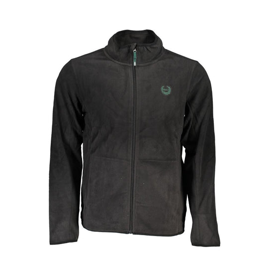 Nero Polyester Men Sweatshirt