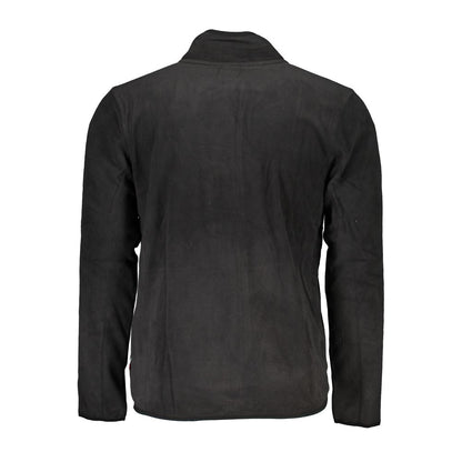 Nero Polyester Men Sweatshirt