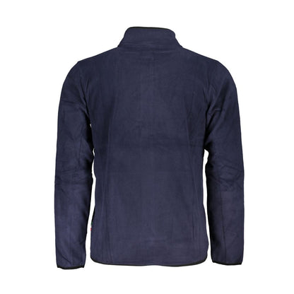 Blue Polyester Men's Sweatshirt