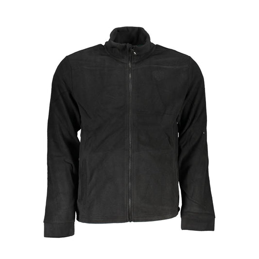 Black Polyester Men's Sweatshirt