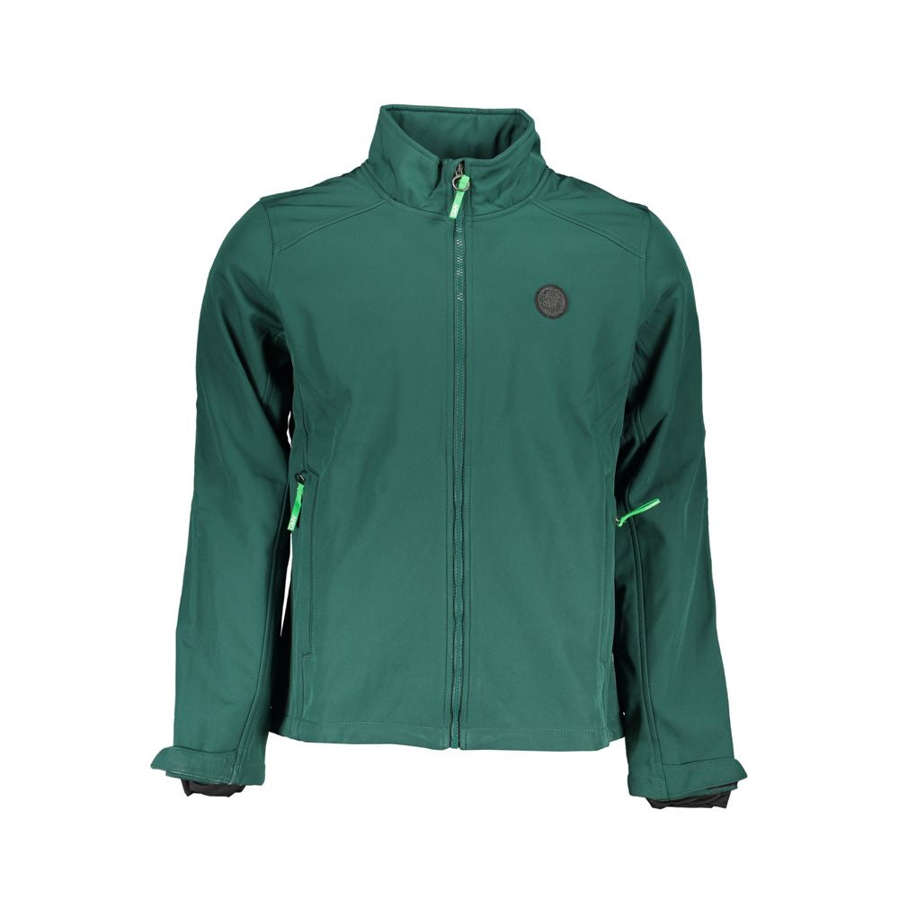 Green Polyester Jackets & Coat