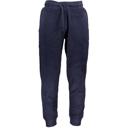 Blue Polyester Men's Sweatpant