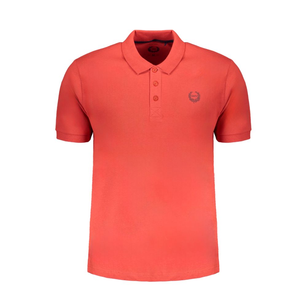 Red Cotton Polo Shirt