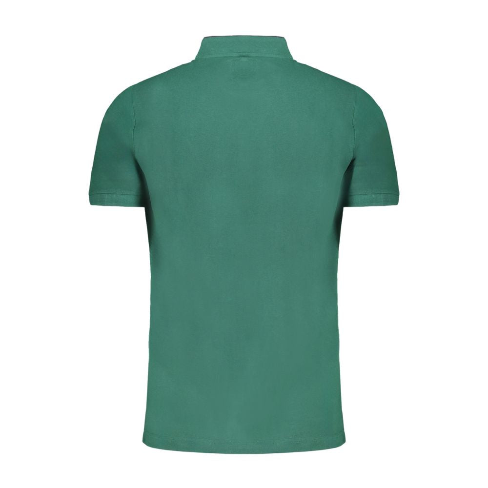 Green Cotton Polo Shirt