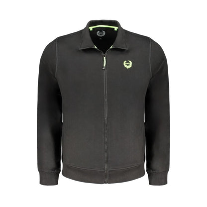 Black Cotton Sweatshirt