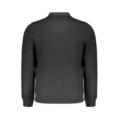 Black Cotton Sweatshirt