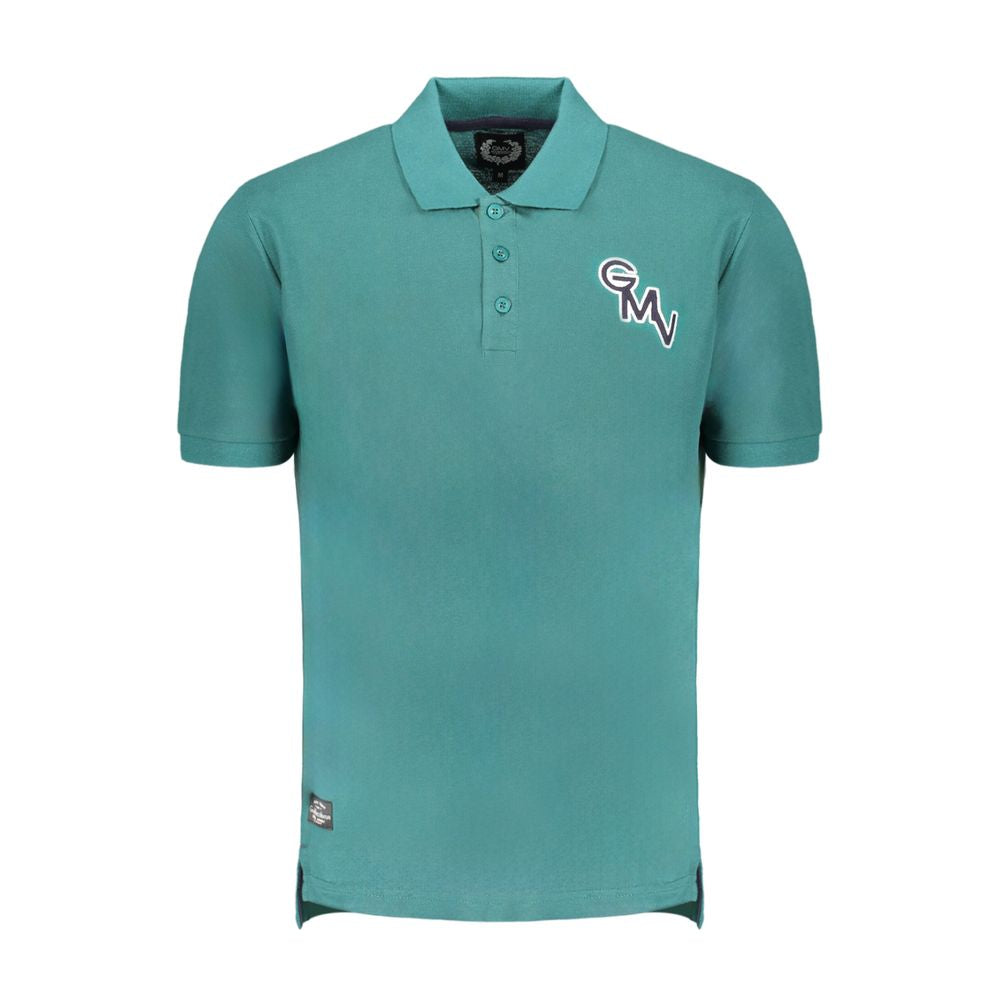 Green Cotton Polo Shirt