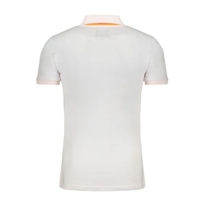 White Cotton Polo Shirt