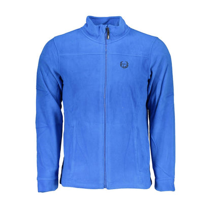 Blue Polyester Men's Sweatshirt