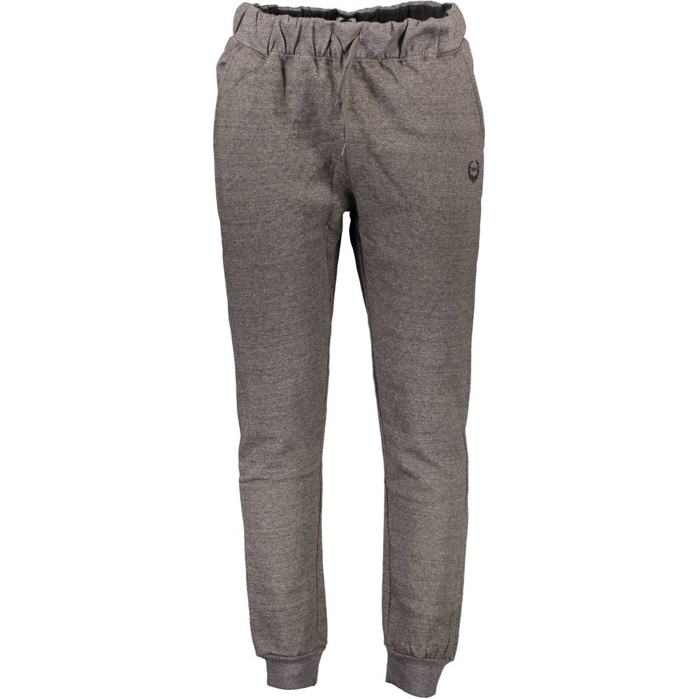 Grigio Polyester Men's Track Pant