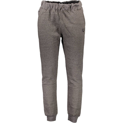Grigio Polyester Men's Track Pant