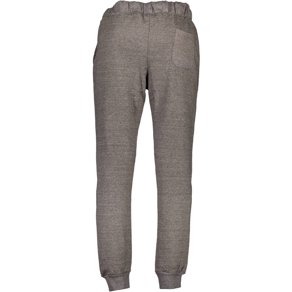 Grigio Polyester Men's Track Pant