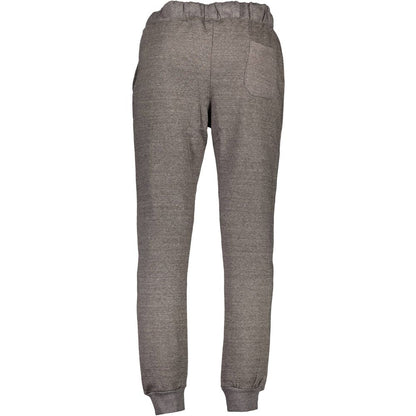 Grigio Polyester Men's Track Pant