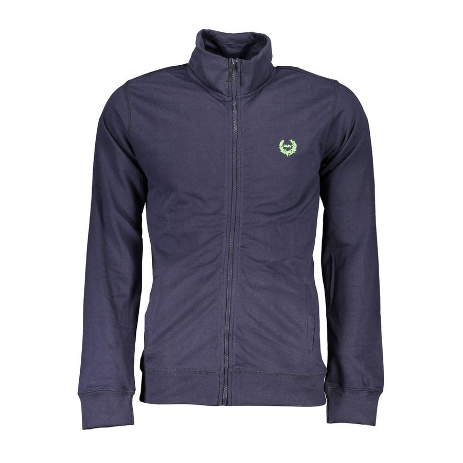 Blue Cotton Men's Sweatshirt