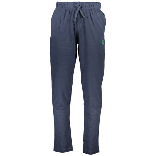Blue Cotton Men's Sweatpant