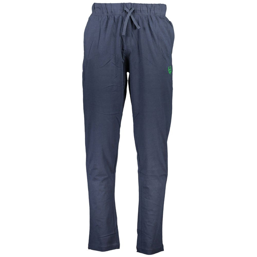 Blue Cotton Men's Sweatpant