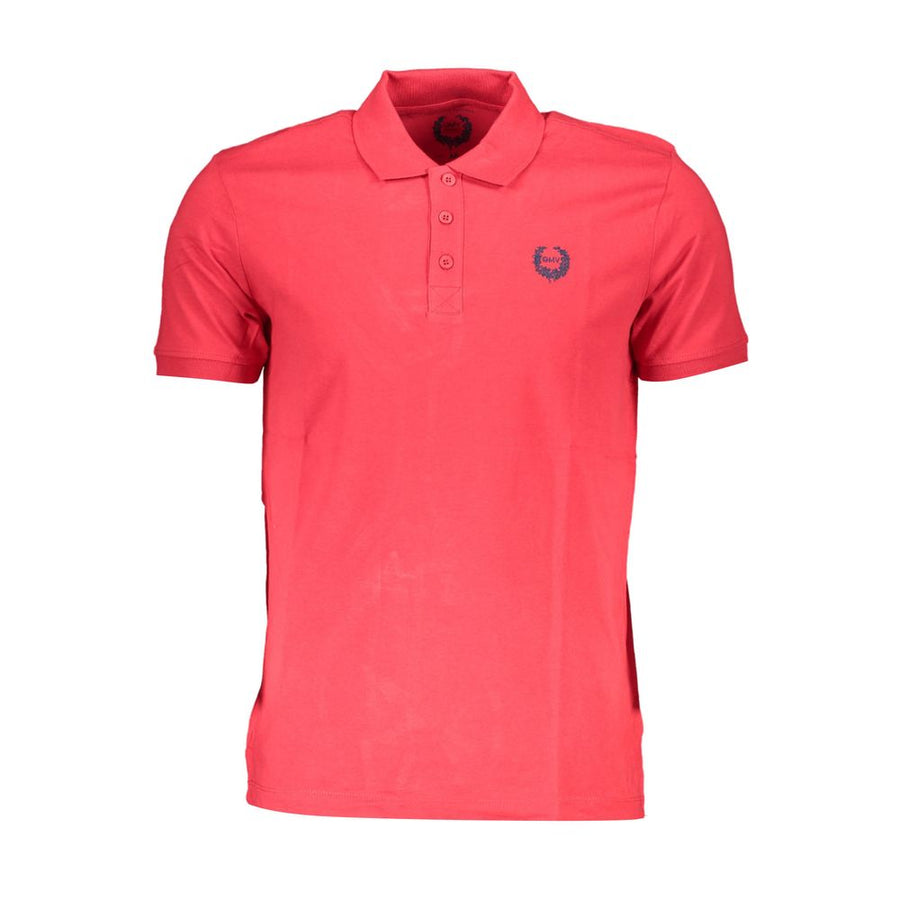 Red Cotton Polo Shirt