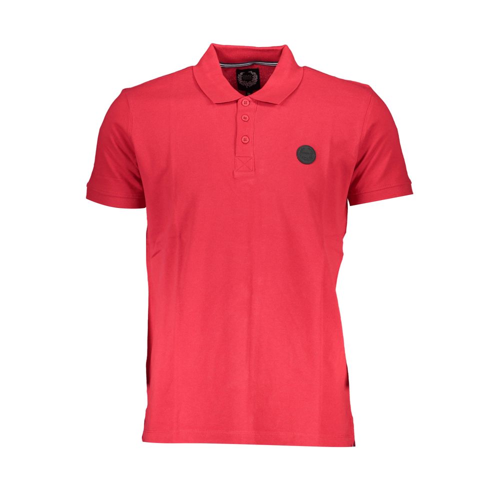 Red Cotton Men's Polo