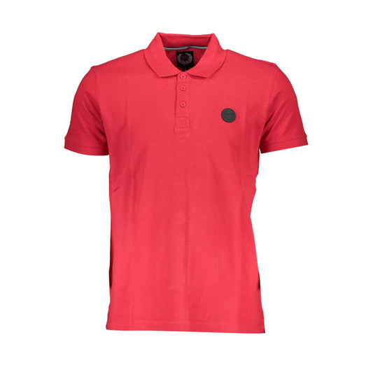 Red Cotton Men's Polo