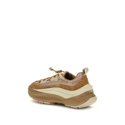 Brown Calf Leather Bos Taurus Athletic Sneakers