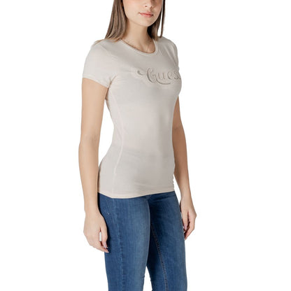 Beige Cotton T-Shirt
