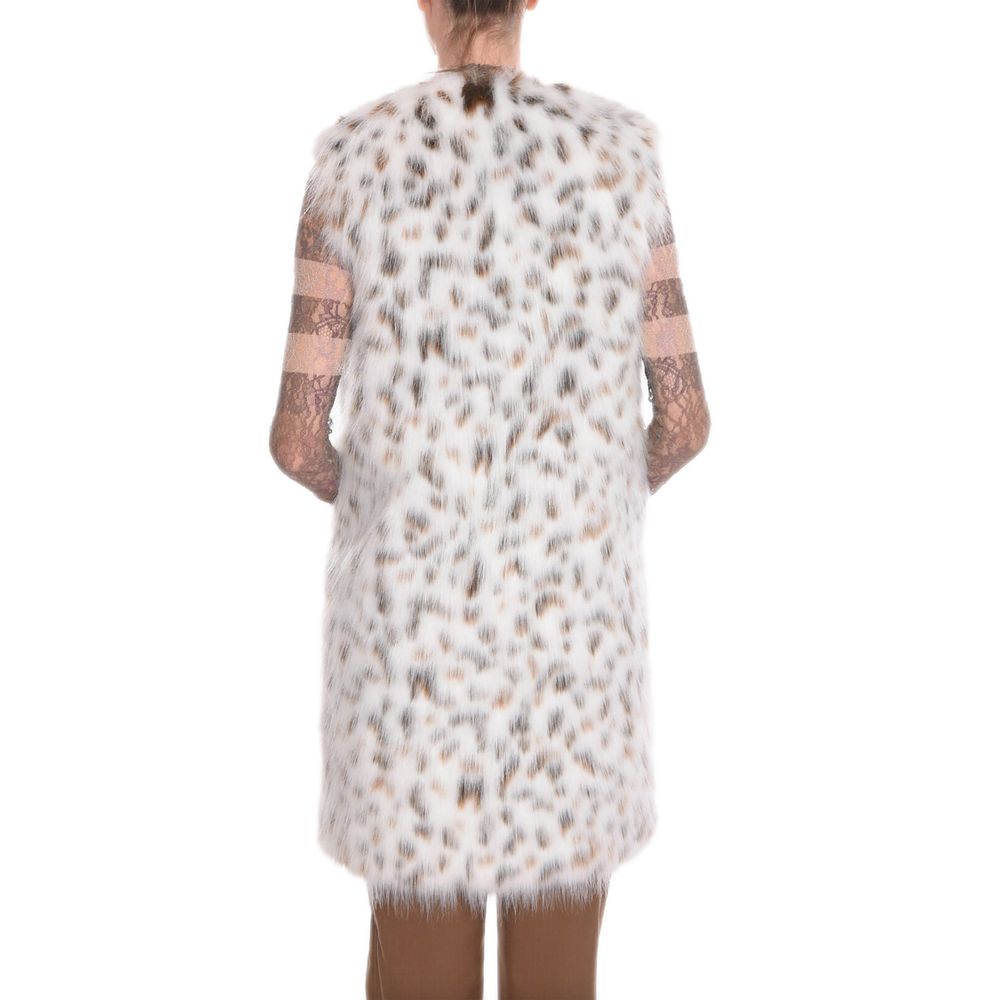 White Marabou Jackets & Coat