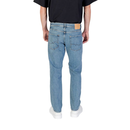 Blue Cotton Skinny Jean